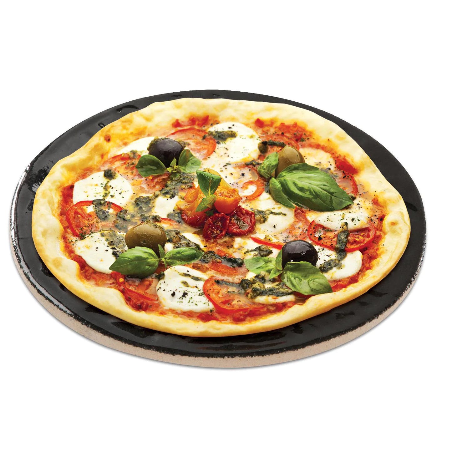 Glazed Ceramic 12" Pizza & Baking Stone