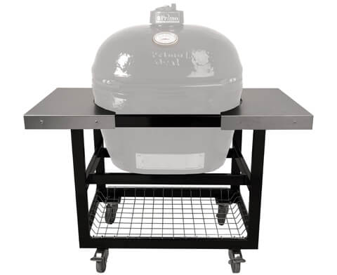 Cart Base with Basket & Stainless Side Shelves